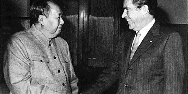 Mao Zedong meets Richard Nixon, February 21, 1972 | US-China Institute