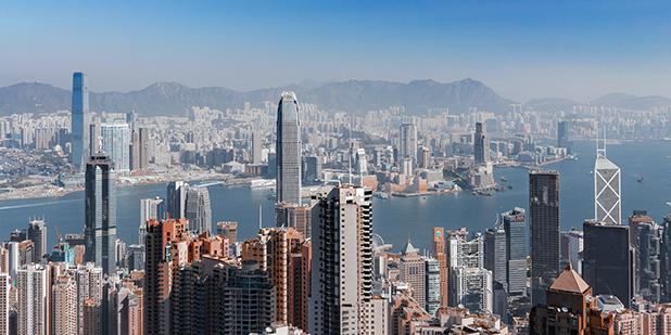 Ruslan Bardash's 2018 photo of the Hong Kong skyline, courtesy of Unsplash.