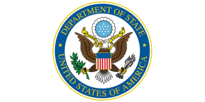 The seal of the U.S. Department of State.