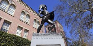 Tommy Trojan is a longtime symbol of the University of Southern California. 