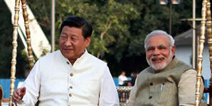 China's Xi and India's Modi, 2014